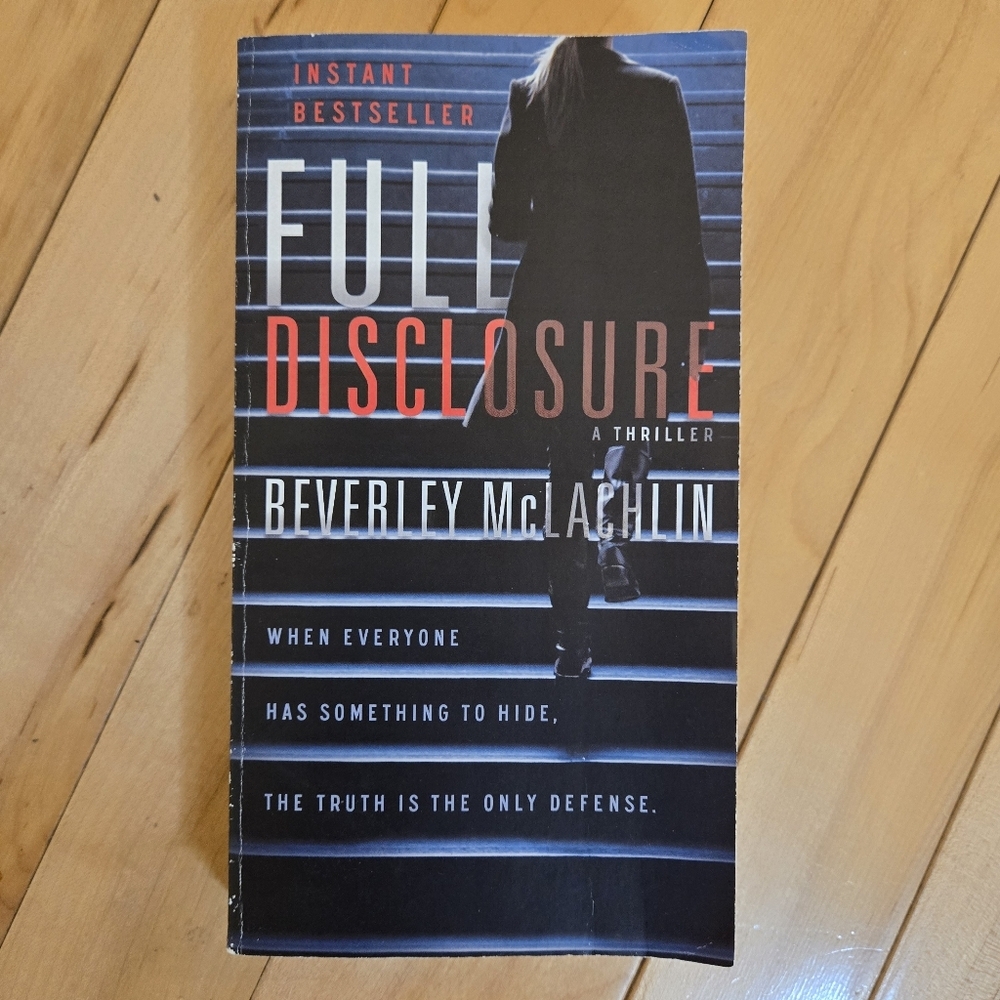 🔥3/$15🔥Full Disclosure By Beverly McLachlin Mass‎ Market Paperback